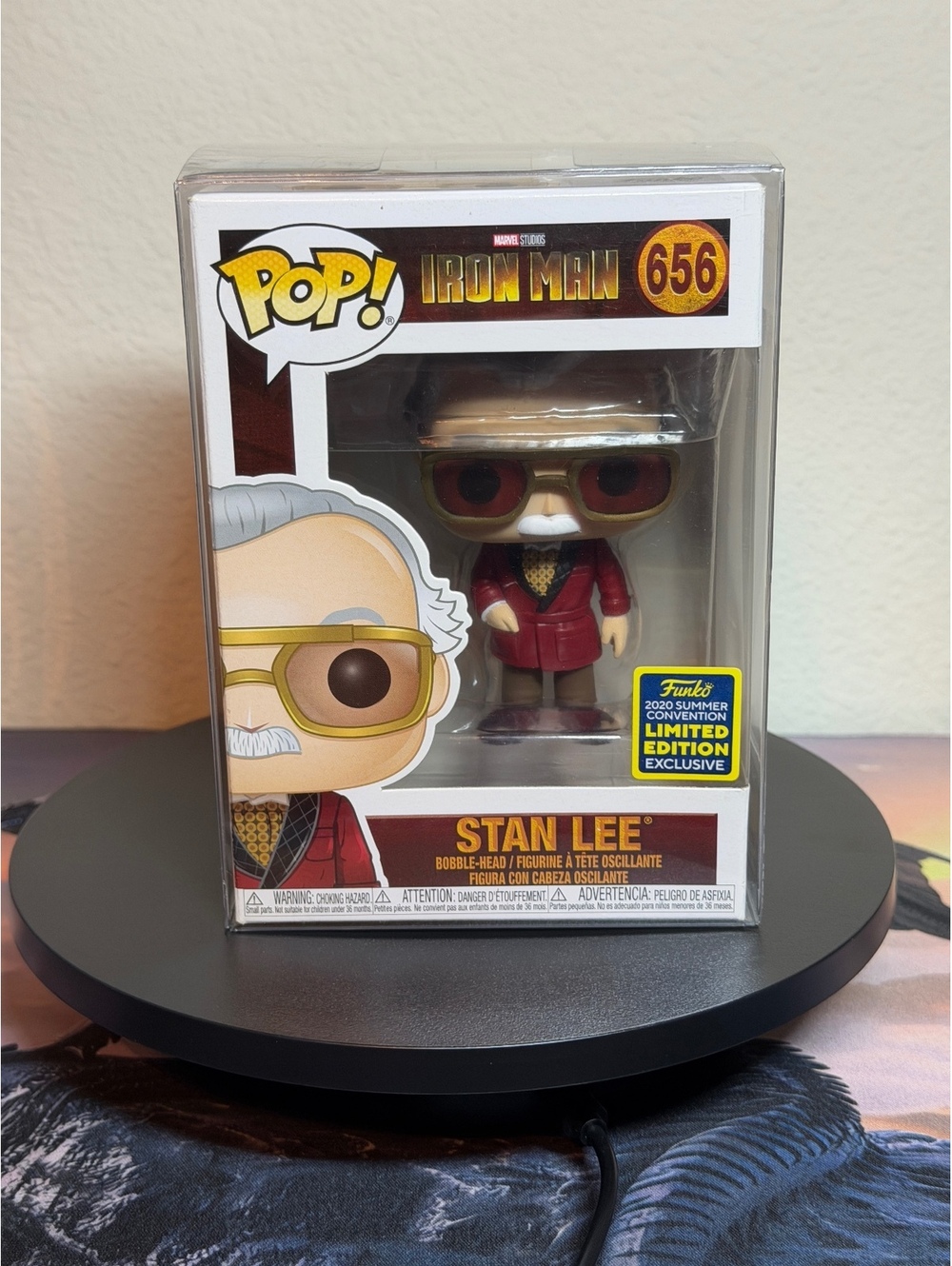 Funko Pop! Stan Lee #656 Marvel Iron Man 2020 Summer Convention Exclusive